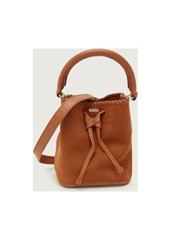 BOSS BLACK Worek Lenah S | zamsz ze sklepu Gomez Fashion Store w kategorii Torebki worki - zdjęcie 188443747