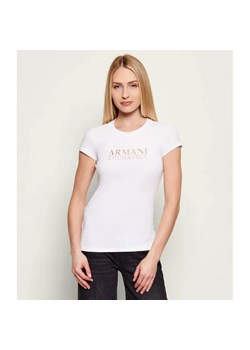 Armani Exchange T-shirt | Slim Fit ze sklepu Gomez Fashion Store w kategorii Bluzki damskie - zdjęcie 188443899