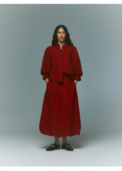 Reserved - Spódnica bombka - czerwony ze sklepu Reserved w kategorii Spódnice - zdjęcie 188445038