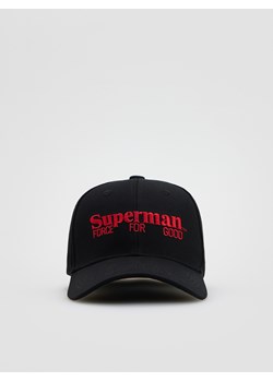 Reserved - Czapka z daszkiem SUPERMAN™ - czarny ze sklepu Reserved w kategorii Czapki z daszkiem męskie - zdjęcie 188445077