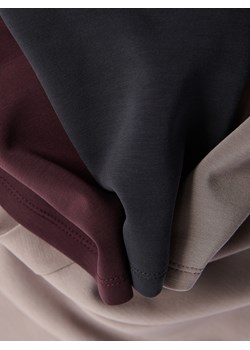 Reserved - T-shirt z modalem - ciemnofioletowy ze sklepu Reserved w kategorii Bluzki damskie - zdjęcie 188445105