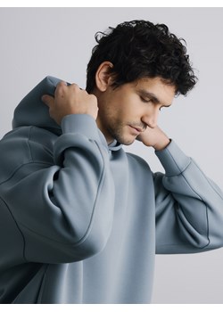 Reserved - Gładka bluza z kapturem - turkusowy ze sklepu Reserved w kategorii Bluzy męskie - zdjęcie 188445775