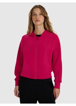 Damska bluza dresowa rozpinana z kapturem 4F 4FWAW25TSWSF1835 -  różowa ze sklepu Sportstylestory.com w kategorii Bluzy damskie - zdjęcie 188446048