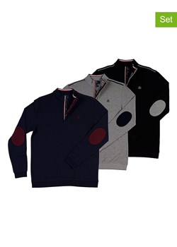 The Time of Bocha Swetry (3 szt.) w kolorze granatowym, czarnym i szarym ze sklepu Limango Polska w kategorii Swetry męskie - zdjęcie 188446505
