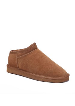 Gooce Skórzane botki zimowe "Jackie" w kolorze jasnobrązowym ze sklepu Limango Polska w kategorii Śniegowce damskie - zdjęcie 188446809