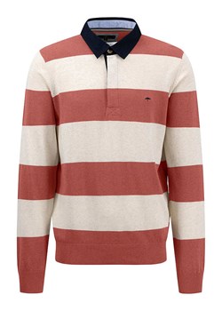 FYNCH-HATTON Koszulka polo w kolorze kremowo-jagodowym ze sklepu Limango Polska w kategorii T-shirty męskie - zdjęcie 188448039