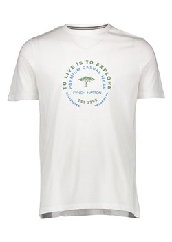 FYNCH-HATTON Koszulka w kolorze białym ze sklepu Limango Polska w kategorii T-shirty męskie - zdjęcie 188448115
