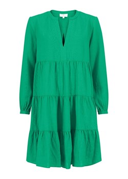 FYNCH-HATTON Lniana sukienka w kolorze zielonym ze sklepu Limango Polska w kategorii Sukienki - zdjęcie 188448176