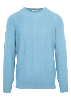 Malo Optimum Kaszmirowy sweter w kolorze błękitnym ze sklepu Limango Polska w kategorii Swetry męskie - zdjęcie 188448406