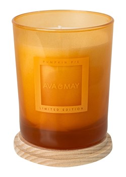 AVA &amp; MAY Świeca zapachowa "Pumpkin Pie" - 180 g ze sklepu Limango Polska w kategorii Świece i dyfuzory - zdjęcie 188448807