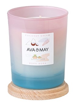 AVA &amp; MAY Świeca zapachowa "Bora Bora" - 180 g ze sklepu Limango Polska w kategorii Świece i dyfuzory - zdjęcie 188448848
