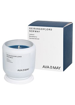 AVA &amp; MAY Świeca zapachowa "Geirangerfjord" - 200 g ze sklepu Limango Polska w kategorii Świece i dyfuzory - zdjęcie 188449038