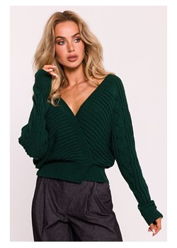 made of emotion Sweter w kolorze ciemnozielonym ze sklepu Limango Polska w kategorii Swetry damskie - zdjęcie 188450446