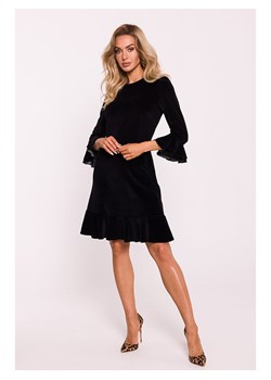 made of emotion Aksamitna sukienka w kolorze czarnym ze sklepu Limango Polska w kategorii Sukienki - zdjęcie 188450477