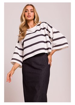 made of emotion Bluzka w kolorze biało-czarnym ze sklepu Limango Polska w kategorii Bluzki damskie - zdjęcie 188450529