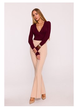 made of emotion Spodnie w kolorze beżowym ze sklepu Limango Polska w kategorii Spodnie damskie - zdjęcie 188450795