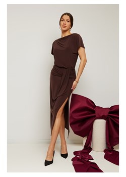 made of emotion Sukienka w kolorze brązowym ze sklepu Limango Polska w kategorii Sukienki - zdjęcie 188451026