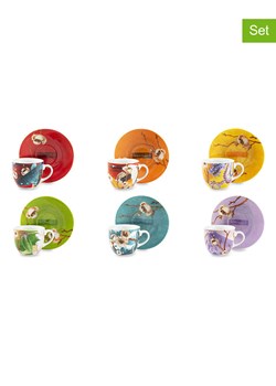 Trendy Kitchen by EXCÉLSA Kubki (6 szt.) "Fuji" ze wzorem ze sklepu Limango Polska w kategorii Dzbanki i zaparzacze - zdjęcie 188452277