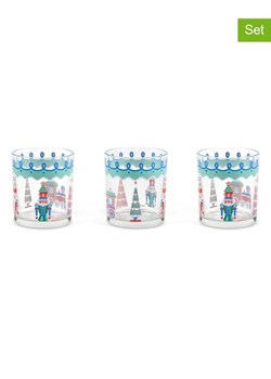 Trendy Kitchen by EXCÉLSA Szklanki (3 szt.) "Xmas Sweet Pastels" ze wzorem - 250 ml ze sklepu Limango Polska w kategorii Naczynia - zdjęcie 188452499