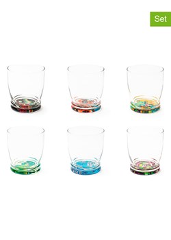 Trendy Kitchen by EXCÉLSA Szklanki (6 szt.) "Kimono" ze wzorem  - 340 ml ze sklepu Limango Polska w kategorii Naczynia - zdjęcie 188452628