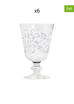 Trendy Kitchen by EXCÉLSA Kieliszki (6 szt.) "Domus" w kolorze białym - 280 ml ze sklepu Limango Polska w kategorii Naczynia - zdjęcie 188452757