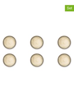 Trendy Kitchen by EXCÉLSA Talerze głębokie (6 szt.) "Zeus" w kolorze biało-kremowym - Ø 18 cm ze sklepu Limango Polska w kategorii Naczynia - zdjęcie 188452878