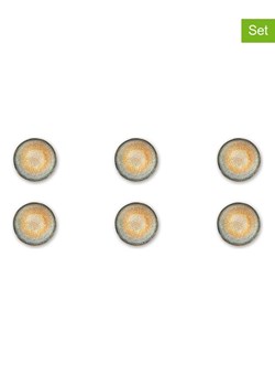 Trendy Kitchen by EXCÉLSA Miski (6 szt.) "Efesto" w kolorze morsko-musztardowym - 350 ml ze sklepu Limango Polska w kategorii Naczynia - zdjęcie 188452947