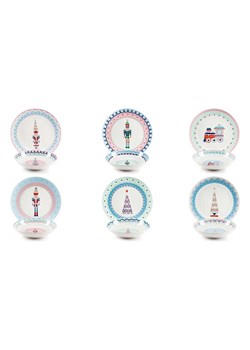 Trendy Kitchen by EXCÉLSA 12-częściowy zestaw talerzy ''Xmas Sweet Pastels'' ze wzorem ze sklepu Limango Polska w kategorii Naczynia - zdjęcie 188453067