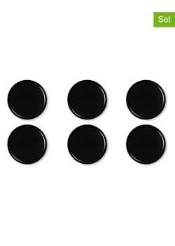 Trendy Kitchen by EXCÉLSA Talerze obiadowe (6 szt.) "Nordic" w kolorze czarnym - Ø 27 cm ze sklepu Limango Polska w kategorii Naczynia - zdjęcie 188453116