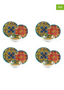 Trendy Kitchen by EXCÉLSA 12-częściowy zestaw talerzy "Etna" ze wzorem ze sklepu Limango Polska w kategorii Naczynia - zdjęcie 188453207