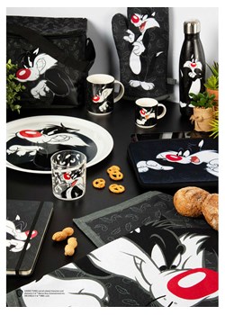 Trendy Kitchen by EXCÉLSA Talerz "Looney Tunes" w kolorze czarno-białym do pizzy - Ø 31 cm ze sklepu Limango Polska w kategorii Naczynia - zdjęcie 188453256