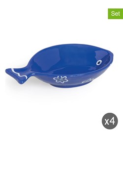 Trendy Kitchen by EXCÉLSA Miski (4 szt.) "Ocean" w kolorze niebieskim - 17 x 5 x 11 cm ze sklepu Limango Polska w kategorii Naczynia - zdjęcie 188453495