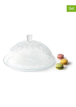 Trendy Kitchen by EXCÉLSA 2-częściowy zestaw "Daisy" do serwowania - Ø 30,5 cm ze sklepu Limango Polska w kategorii Misy i tace dekoracyjne - zdjęcie 188453589