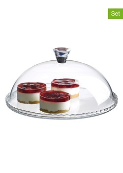 Trendy Kitchen by EXCÉLSA 2-częściowy zestaw do serwowania - wys. 26,2 x Ø 32,2 cm ze sklepu Limango Polska w kategorii Misy i tace dekoracyjne - zdjęcie 188453627