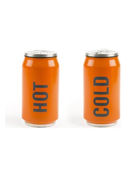 Trendy Kitchen by EXCÉLSA Kubek termiczny "Hot/Cold" w kolorze pomarańczowo-szarym - 300 ml ze sklepu Limango Polska w kategorii Kubki termiczne - zdjęcie 188453696