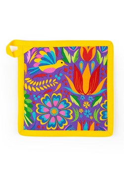 Trendy Kitchen by EXCÉLSA Łapka kuchenna w kolorze żółtym ze wzorem - 20 x 20 cm ze sklepu Limango Polska w kategorii Tekstylia kuchenne - zdjęcie 188453825