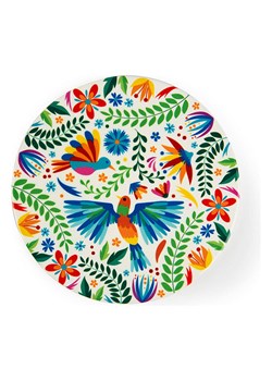 Trendy Kitchen by EXCÉLSA Podkładka "Mexican Flowers" ze wzorem - Ø 16 cm ze sklepu Limango Polska w kategorii Akcesoria kuchenne - zdjęcie 188453835