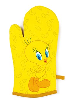 Trendy Kitchen by EXCÉLSA Rękawica kuchenna "Looney Tunes Tweety" w kolorze żółtym - 32 x 18 cm ze sklepu Limango Polska w kategorii Tekstylia kuchenne - zdjęcie 188453896