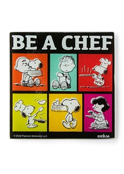 Trendy Kitchen by EXCÉLSA Podkładka "Peanuts be" ze wzorem - 18 x 18 cm ze sklepu Limango Polska w kategorii Akcesoria kuchenne - zdjęcie 188453909