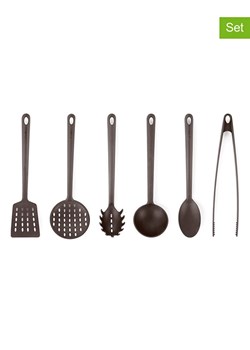 EXCELSA 6-częściowy zestaw przyborów kuchennych "Naif" w kolorze szarym ze sklepu Limango Polska w kategorii Akcesoria kuchenne - zdjęcie 188453996