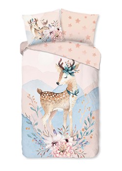 Good Morning Komplet pościeli flanelowej "Josy" w kolorze jasnoróżowym ze sklepu Limango Polska w kategorii Pościel dziecięca - zdjęcie 188454086