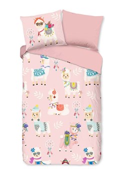 Good Morning Komplet pościeli flanelowej "Ladida" w kolorze jasnoróżowym ze sklepu Limango Polska w kategorii Pościel dziecięca - zdjęcie 188454246
