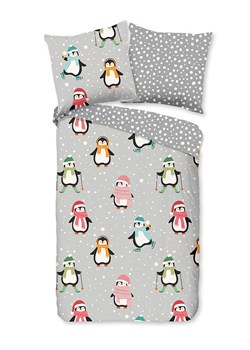 Good Morning Komplet pościeli flanelowej "Liam" w kolorze szarym ze sklepu Limango Polska w kategorii Pościel dziecięca - zdjęcie 188454286