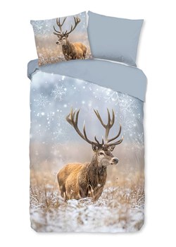 Good Morning Komplet pościeli flanelowej "Jolly" w kolorze błękitnym ze sklepu Limango Polska w kategorii Pościele - zdjęcie 188454338