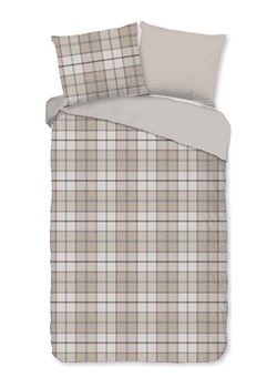 Good Morning Komplet pościeli flanelowej "Bernardus" w kolorze beżowym ze sklepu Limango Polska w kategorii Pościele - zdjęcie 188454385