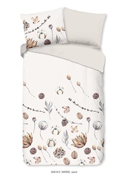 Good Morning Komplet pościeli flanelowej "Mirre" w kolorze kremowo-beżowym ze sklepu Limango Polska w kategorii Pościele - zdjęcie 188454415