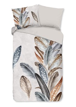 Good Morning Komplet pościeli flanelowej "Eina" w kolorze beżowym ze sklepu Limango Polska w kategorii Pościele - zdjęcie 188454419