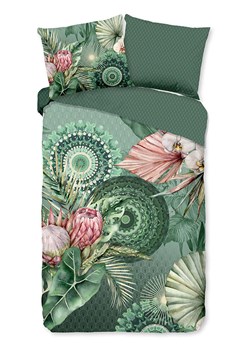 Hip Komplet pościeli flanelowej "Egor" w kolorze zielonym ze sklepu Limango Polska w kategorii Pościele - zdjęcie 188454516