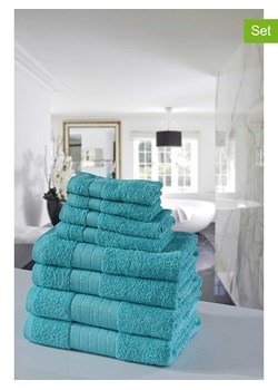 Hip 8-częściowy zestaw ręczników w kolorze turkusowym ze sklepu Limango Polska w kategorii Ręczniki - zdjęcie 188454619