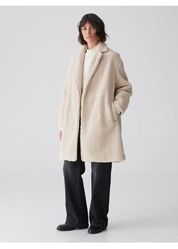 OPUS Płaszcz zimowy "Honise" w kolorze beżowym ze sklepu Limango Polska w kategorii Kurtki damskie - zdjęcie 188454945